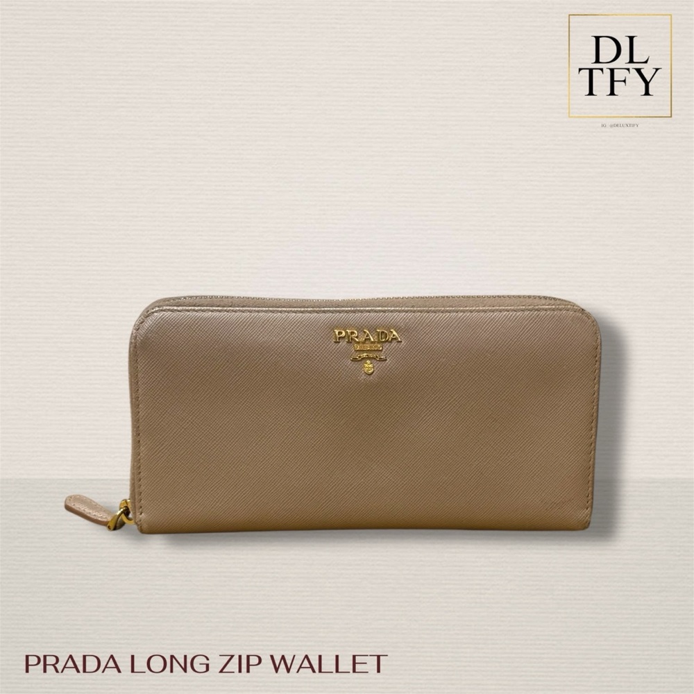 Prada Long Zip Wallet